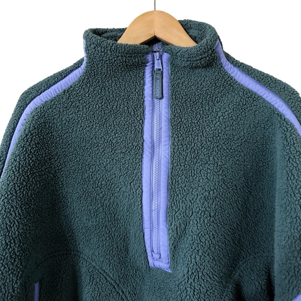 FREE PEOPLE Mountain 1/2 Half Zip Sherpa Pullover Jacket - Picture 4 of 6